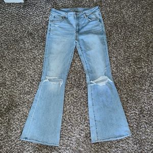 American eagle high waisted flare jeans